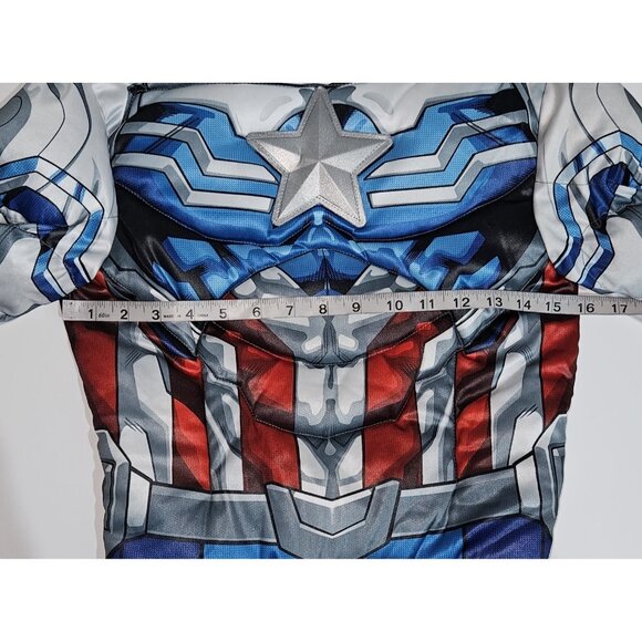 NEW Marvel Avengers Captain America Halloween Costume Boys Large 12-14 Falcon - Picture 10 of 11